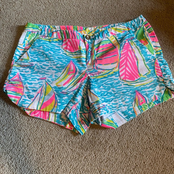 Lilly Pulitzer Adie shorts You gotta Regatta - Picture 1 of 4